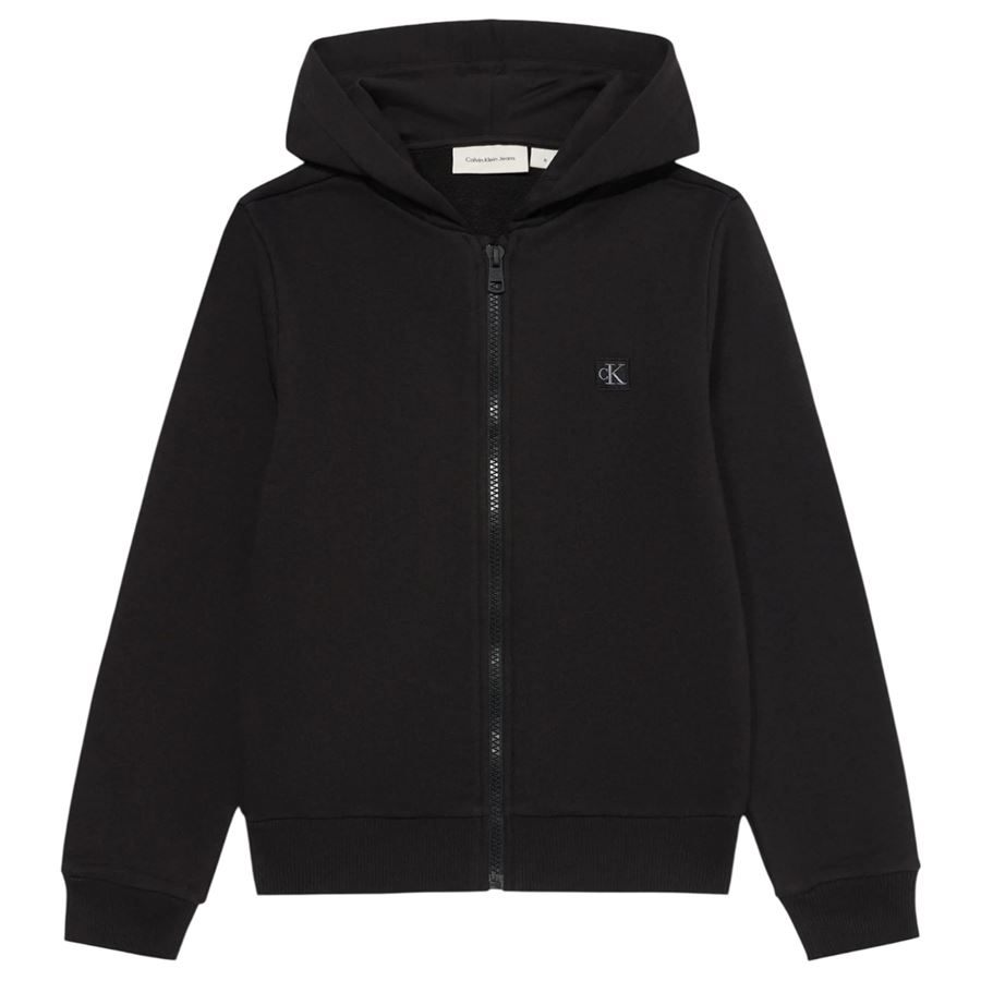 Mini Badge Zip Through felpa con cappuccio da bambino Calvin Klein | CKIU0IU00707BEH